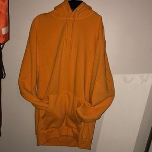 yellow hoodie